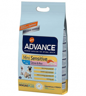 Advance Mini Sensitive Adult Somonlu 3 kg Köpek Maması kullananlar yorumlar